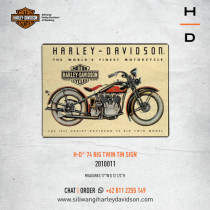 H-D 74 BIG TWIN TIN SIGN