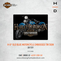 H-D OLD BLUE SIGN