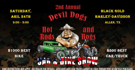 Devil Dogs, Hot Rods, and Hogs Car and Motorcycle Show