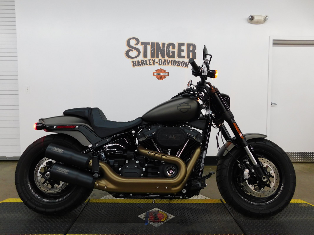 2020 HarleyDavidson Fat Bob 114 Used Motorcycle For Sale Medina, Ohio Stinger Harley