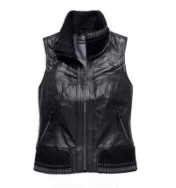 Harley-Davidson® Women's Fawnridge Leather Vest w/ Satin Lining