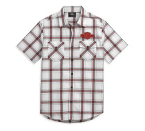 MEN'S BAR & SHIELD LOGO SLIM FIT SHIRT