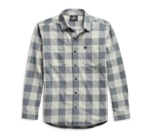 MEN'S #1 LOGO PLAID SHIRT