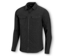 MEN'S ZIP-FRONT STRETCH SHIRT