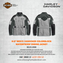 H-D MEN'S VANOCKER COLORBLOCK WATERPROOF RIDING JACKET