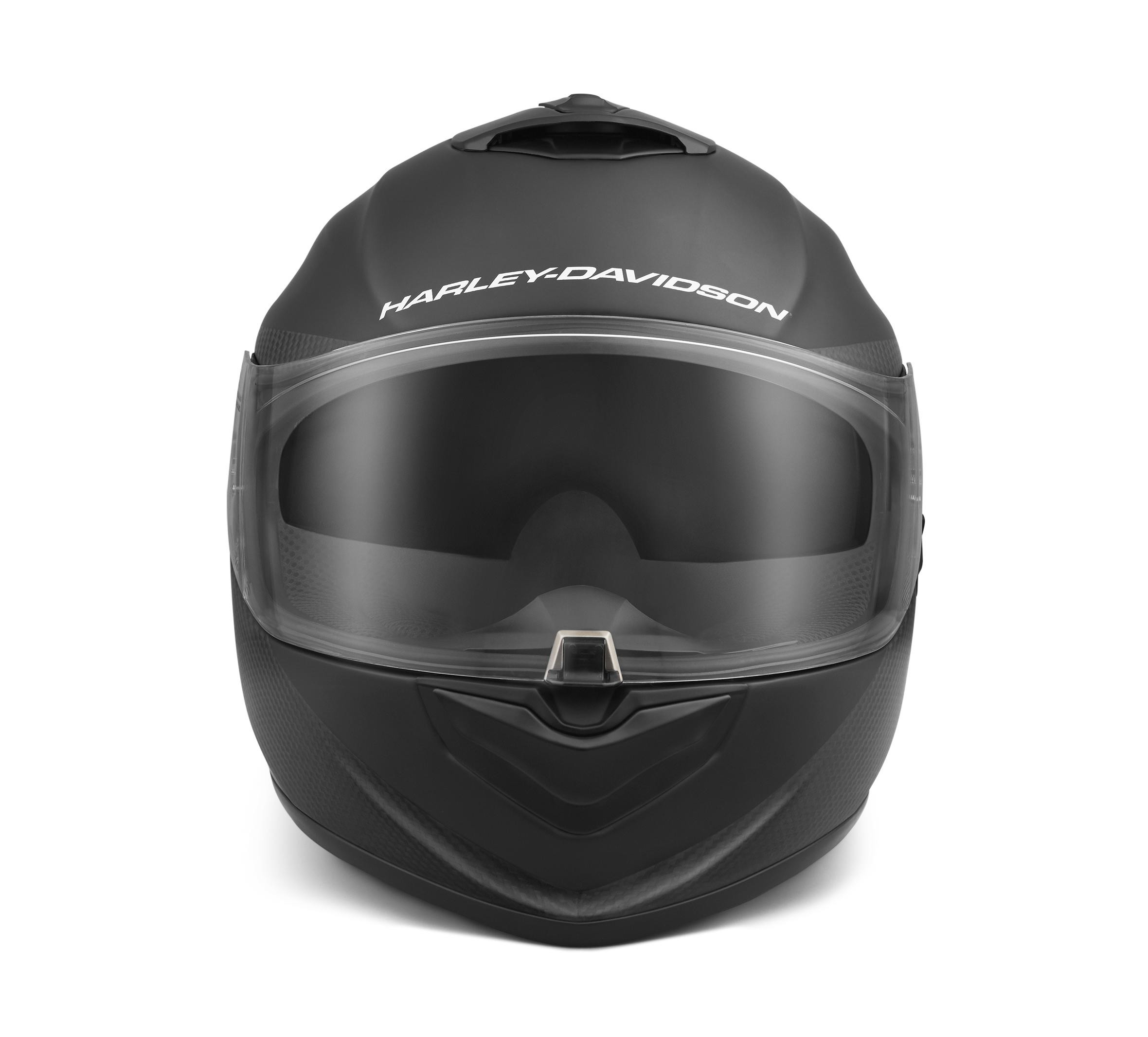 Men's H-D Brawler Carbon Fiber X09 Full Face with Sun Shield Helmet