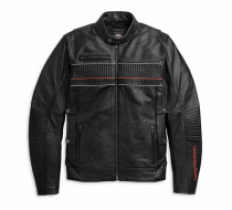 JACKET-I94,TRIPLE VENT,LEATHER