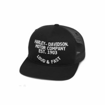 Men's Loud & Fast Flat Brim Trucker Cap