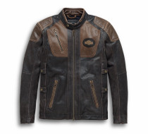 MEN'S H-D® TRIPLE VENT SYSTEM™ TROSTEL LEATHER JACKET