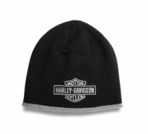 MEN'S BAR & SHIELD TWO TONE KNIT HAT