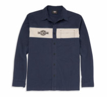 MEN'S ARCHED GRAPHIC COLORBLOCK MECHANICS SHIRT
