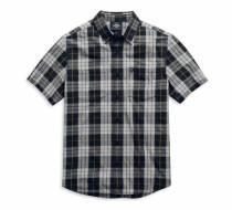 MEN'S EAGLE LOGO PLAID SHIRT