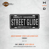 H-D STREET GLIDE LICENSE PLATE