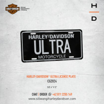 H-D ULTRA LICENSE PLATE