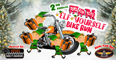 Christmas Toys For Tots Harley Davison 2022 Kegel H-D | Toys For Tots - Elf Yourself Bike Run | Kegel Harley-Davidson®