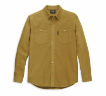 SHIRT-WOVEN,GOLD
