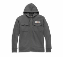 HOODIE-KNIT,GREY