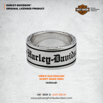 MEN'D OLD ENGLISH SCRIPT BAND RING