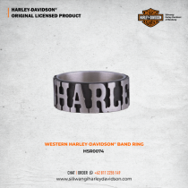 WESTERN HARLEY-DAVIDSON BAND RING