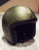 HELMET-SURPLUS,3/4,CLASIC AIR,JIS,MT GRN