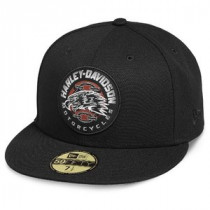 【Men's】CAP-BB,59FIFTY,EGLE,WVN,BLK