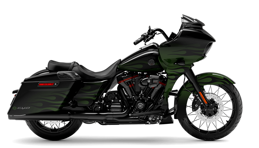 New 22 Harley Davidson Cvo Road Glide Special Fltrxse Envious Green Fade For Sale Zylstra Harley Davidson