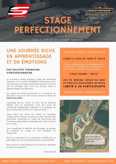 Stage de perfectionnement Schwartz Performance