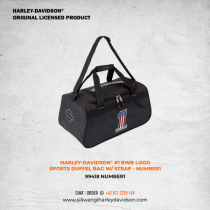 H-D #1 RWB LOGO SPORTS DUFFEL BAG W/STRAP - NUMBER 1