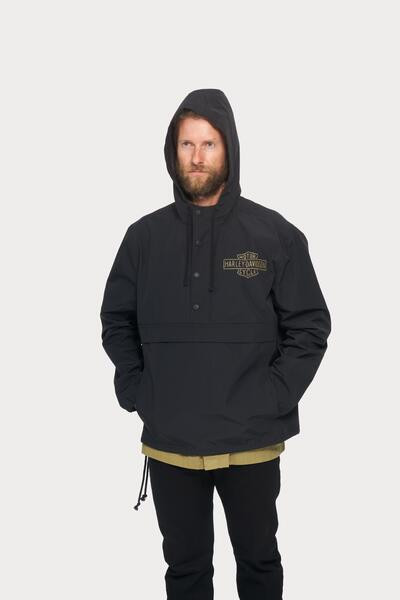 Men's】JACKET-WOVEN,BLACK | Harley-Davidson® 三鷹