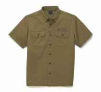 【Men's】SHIRT-WOVEN,GREEN