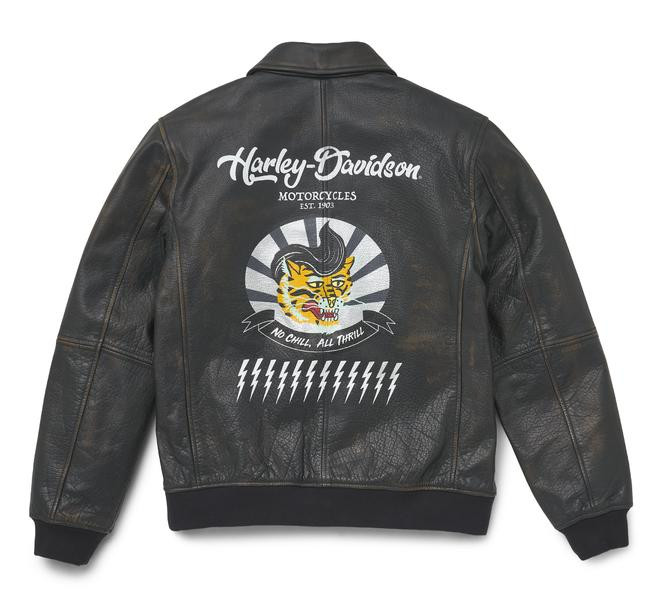 JACKET-CASUAL,LEATHER,BROWN | Harley-Davidson® 三鷹