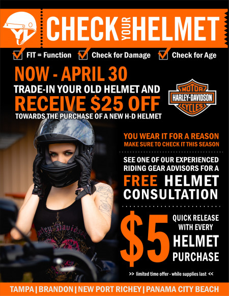 Check Your Helmet Event in New Port Richey FL
