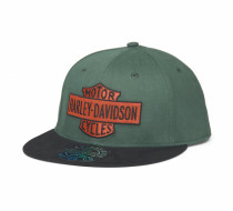 メンズ・バー＆シールド　スナップバックCAP　グリーン