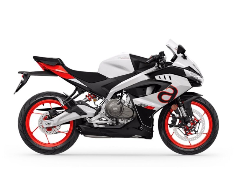 2025 Aprilia RS 457 Opalescent White