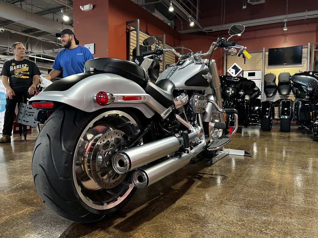 Harley-Davidson Fat Boy 114 2020 FLFBS SILVER/BLACK - Photo 8