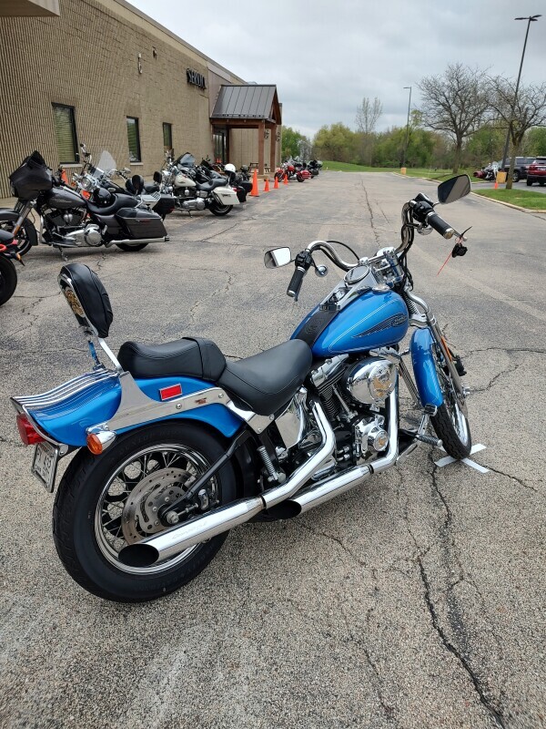 Harley-Davidson Springer Softail 2002 FXSTSI BLUE - Photo 9