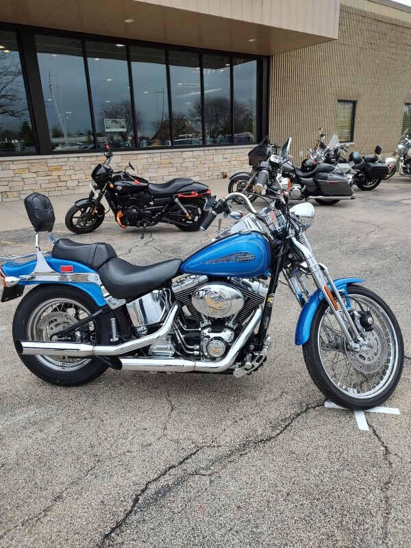 Harley-Davidson Springer Softail 2002 FXSTSI BLUE - Photo 10