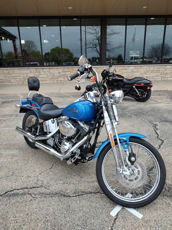 Harley-Davidson Springer Softail 2002 FXSTSI BLUE - Photo 2