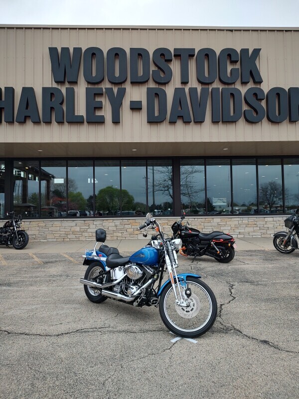Harley-Davidson Springer Softail 2002 FXSTSI BLUE