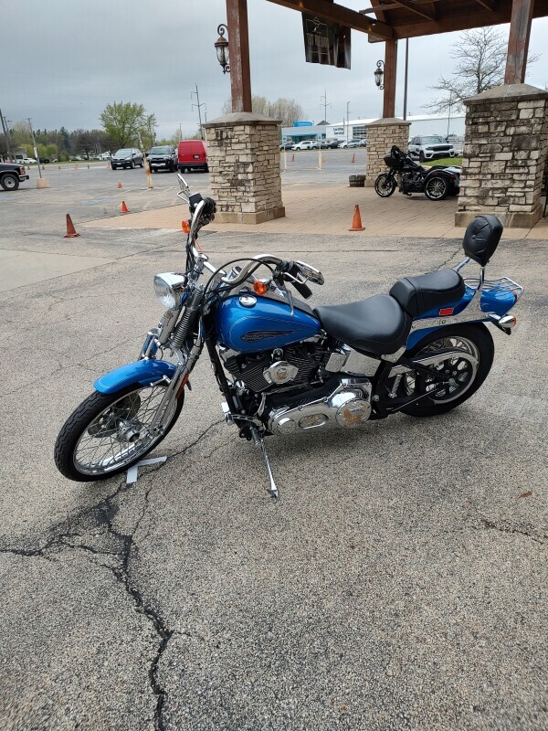 Harley-Davidson Springer Softail 2002 FXSTSI BLUE - Photo 5