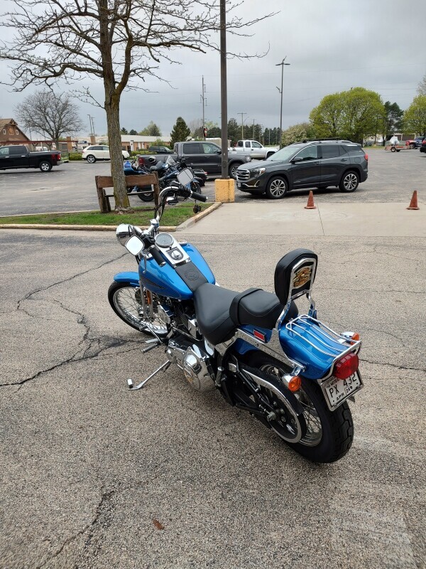 Harley-Davidson Springer Softail 2002 FXSTSI BLUE - Photo 7
