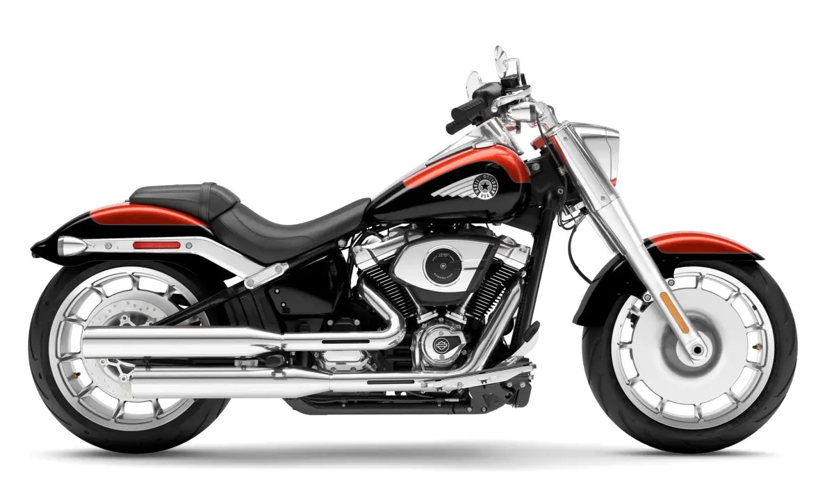 Harley-Davidson Fat Boy 2025 FLFB WHISKY FIRE/BLK W/ PINSTRIP