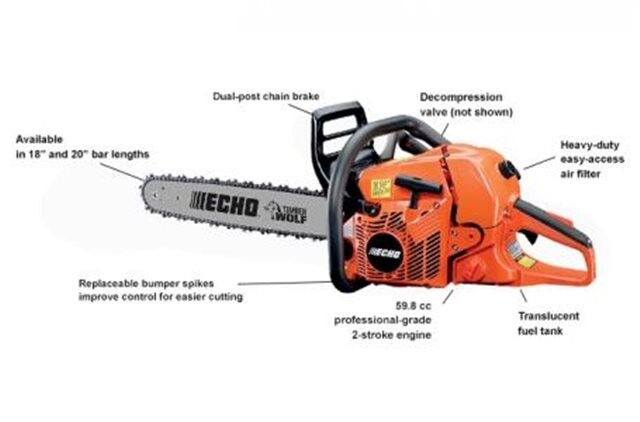 2026 ECHO CS-590 Timber Wolf 20 Orange