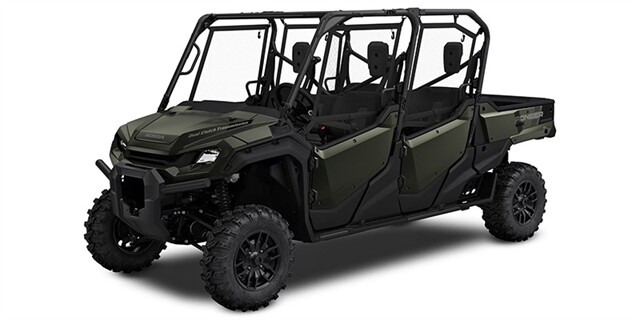 2025 Honda Pioneer 1000-6 Deluxe Crew Black Forest Green