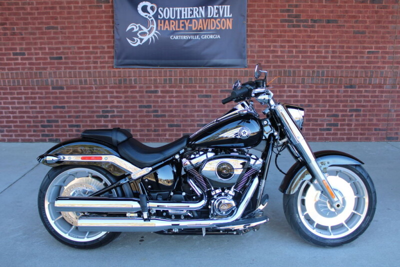 2026 Harley-Davidson® Fat Boy® Vivid Black Chrome Trim