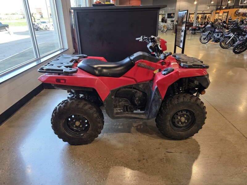 2022 Suzuki KingQuad 750AXi Power Steering red