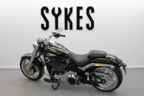 NEW 2026 Harley-Davidson FLFB Softail Fat Boy 117 in Olive Steel & Black thumb 0
