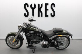 NEW 2026 Harley-Davidson FLFB Softail Fat Boy 117 in Olive Steel & Black thumb 1