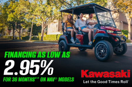 FINANCING AS LOW AS 2.95%  FOR 36 MONTHS** ON NAV MODELS
