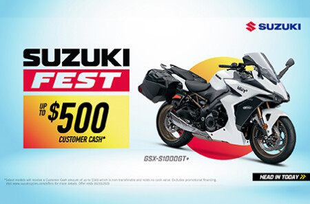 Suzuki Fest - $500 Customer Cash